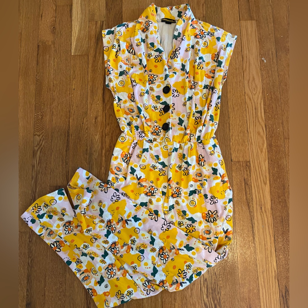 Nooworks floral jumpsuit